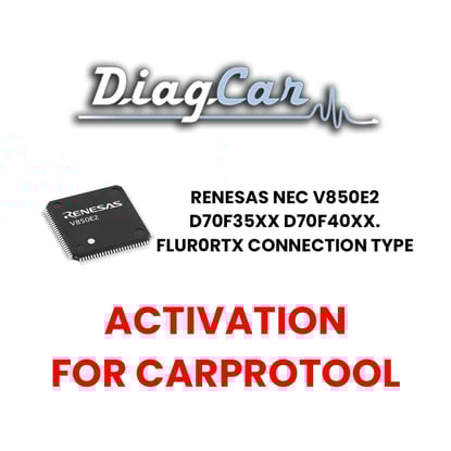 diagcar-renesas-nec-v850e2-d70f35xx-d70f40xx-flur0rtx-connection-type