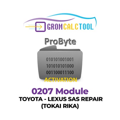 gromcalctool-0207-module-toyota-lexus-sas-repair-tokai-rika