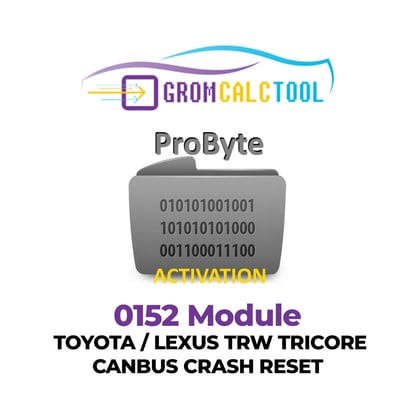 gromcalctool-0152-module-toyota-lexus-trw-tricore-canbus-crash-reset