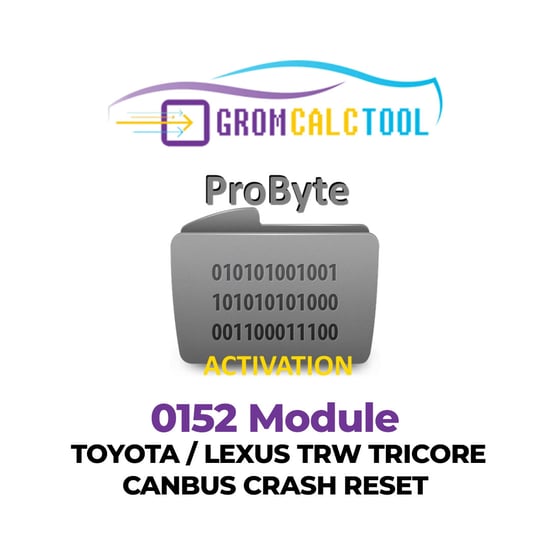 gromcalctool-0152-module-toyota-lexus-trw-tricore-canbus-crash-reset