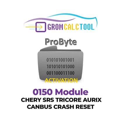 gromcalctool-0150-module-chery-srs-tricore-aurix-canbus-crash-reset