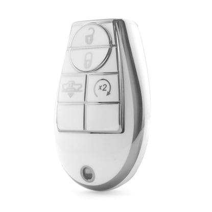 nano-high-quality-cover-for-dodge-remote-key-4-button-white-color-silver-frame-dodge-a11y4a