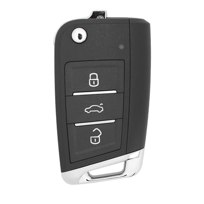 xhorse-universal-wire-flip-remote-key-3-buttons-mqb-style-xkmqb5en-with-chip-holder