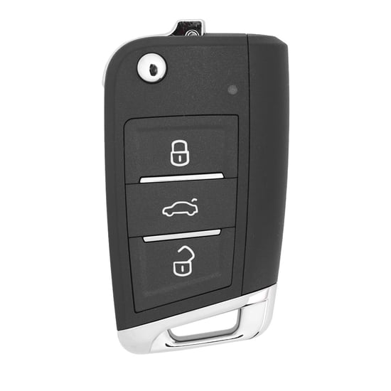xhorse-universal-wire-flip-remote-key-3-buttons-mqb-style-xkmqb5en-with-chip-holder