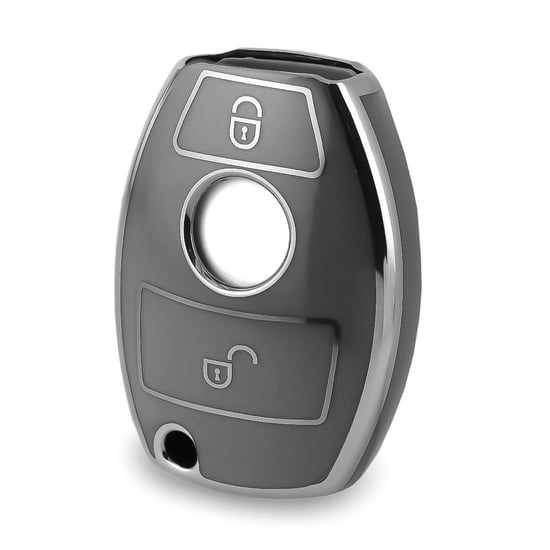 nano-high-quality-cover-for-mercedes-remote-key-2-button-dark-gray-color-silver-frame-benz-a11y2