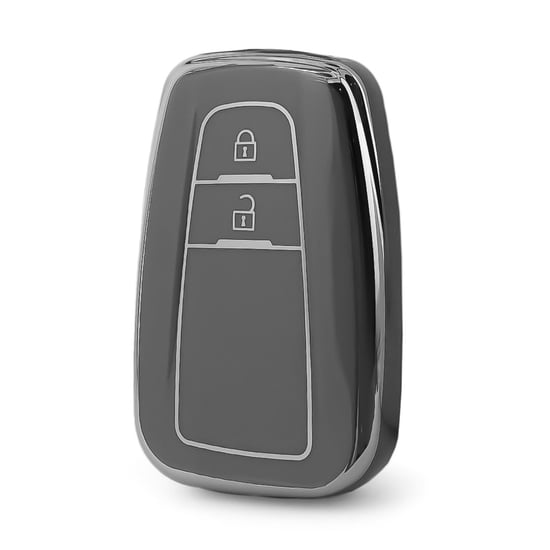 nano-high-quality-cover-for-toyota-remote-key-2-button-dark-gray-color-silver-frame-tyt-b11y2