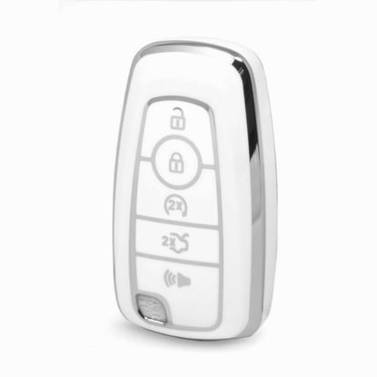 nano-high-quality-cover-for-ford-remote-key-5-button-white-color-silver-frame-ford-b11y5