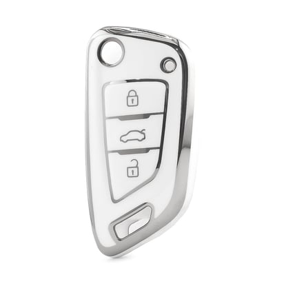 nano-high-quality-cover-for-xhorse-remote-key-3-button-white-color-silver-frame-xh-a11y