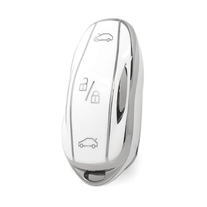 nano-high-quality-cover-for-tesla-remote-key-4-button-white-color-silver-frame-tsl-c11y