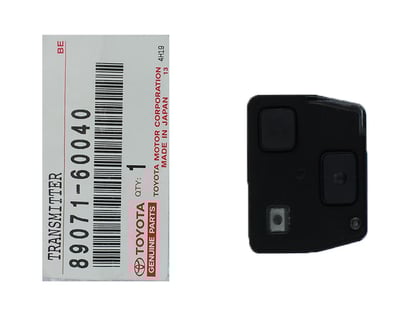 Picture of Toyota Corolla Genuine Remote GCC 2 Button 433MHz 89071-60040 With 4C Chip