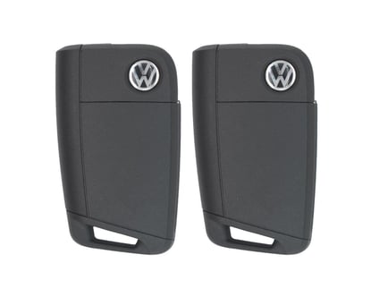 VW-MQB-BA-New-Type-2x-Flip-Remote-Key-3-Buttons-433MHz-With-Lock-Set--