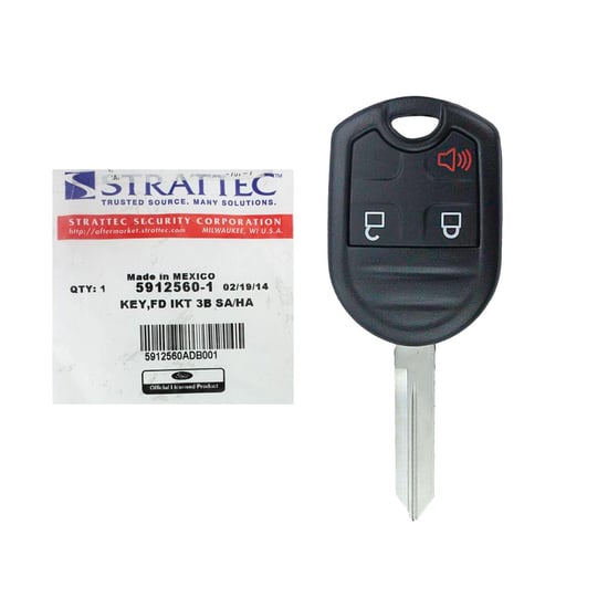 New-STRATTEC-Ford-F150-2013-Remote-Key-3-Button-315MHz-Manufacturer-Part-Number:-59125601-OEM----Emirates-Keys