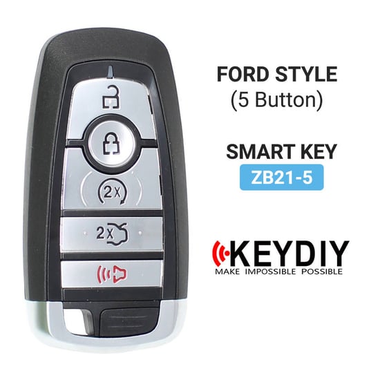 Picture of Keydiy KD Universal Smart Remote Key 4+1 Button Ford Type ZB21-5