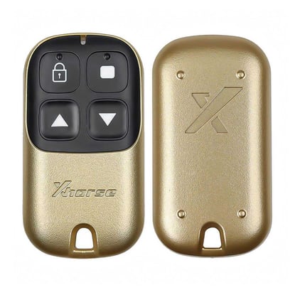 New-Xhorse-VVDI-Key-Tool-Wire-Garage-Remote-Key-4-Buttons-Yellow-Golden-Color-Type-XKXH05EN,-Compatible-with-all-the-VVDI-tools---Emirates-Keys