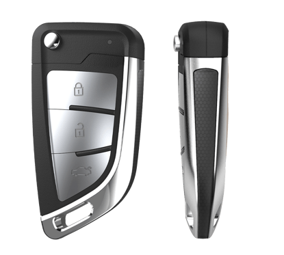 Xhorse-Flip-Remote-Key-3-Buttons-Silver-Color-Wire-Type-XKKF23EN