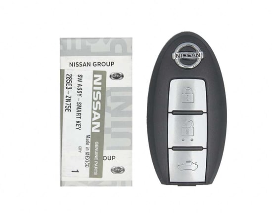 Brand-New-Nissan-Teana-2010-2014-Genuine-OEM-Smart-Key-Remote-3-Buttons-433MHz-Manufacturer-Part-Number:-285E3-ZN75E---285E3-ZN75A---Emirates-Keys