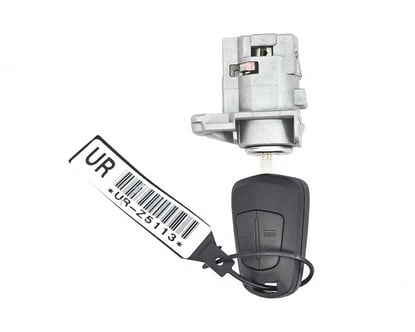 New-Brand--Opel-Astra-H-Replacement-Remote-Genuine-OEM-Non-Flip-2-Buttons-433MHz-with-Original-Lock---Emirates-Keys-