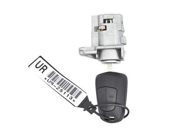 New-Brand--Opel-Astra-H-Replacement-Remote-Genuine-OEM-Non-Flip-2-Buttons-433MHz-with-Original-Lock---Emirates-Keys-