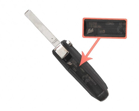 New-Opel-Corsa-D-Genuine-OEM-Replacement-Flip-Remote-Key-2-Button-433MHz-High-Quality-Best-Price---Emirates-Keys