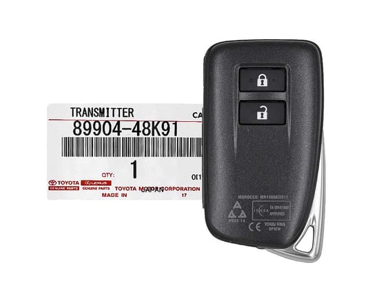 Brand-New-Lexus-RX-2018-Genuine-OEM-Smart-Key-2-Buttons-433MHz-89904-48K91-8990448K91---FCCID:-BP1EW---Emirates-Keys