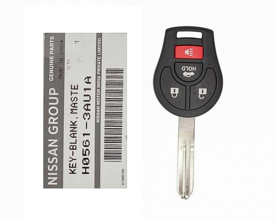 Brand-New-Nissan-Sunny-2017-Genuine-OEM-Smart-Key-Remote-4-Buttons-433MHz-Manufacturer-Part-Number:-H0561-3AU1A-,-H05613AU1A---Emirates-Keys