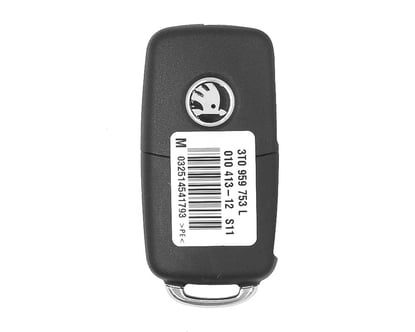 New-Skoda-UDS-Modern-Genuine-OEM-Remote-Key-433MHz-3-buttons-High-Quality-Best-Price---Emirates-Keys