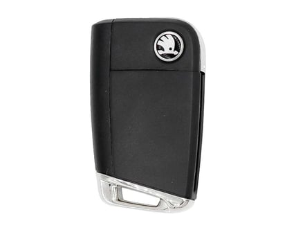 Used-Skoda-Genuine-OEM-D-Type-Flip-Remote-Key-433MHz-3-Buttons-Unlocked-Manufacturer-Part-Number:-5G6959752D---Emirates-Keys