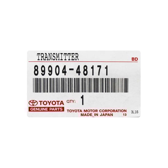 Toyota-Highlander-2011-2012-Smart-Key-3-Buttons-315MHz-For-China-specifications-Manufacturer-Part-Number:-89904-48171---Emirates-Keys