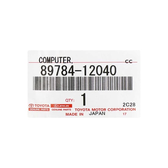 New-Toyota-Corolla-2020-Genuine-OEM-Immobilizer-For-Smart-Key-OEM-Part-Number:-89784-12040---Emirates-Keys