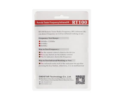 NEW-OBDSTAR-RT100-Remote-Tester-Frequency-Infrared-IR---Range:-300Mhz-320Mhz-434Mhz-868Mhz---Emirates-Keys