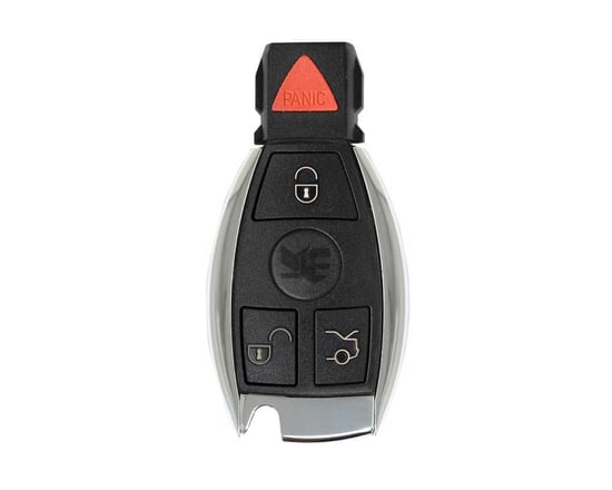 High-Quality-Mercedes-NEC-Chrome-Modified-Remote-Key-Shell-4-Buttons-2-Batteries-Type,-Emirates-Keys-Remote-key-cover,-Key-fob-shells-replacement-at-Low-Prices.