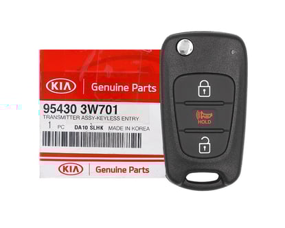 NEW-KIA-Sportage-2012-2013-Genuine-OEM-Flip-Remote-Key-3-Buttons-315MHz-Without-Transponder-95430-3W701,-FCCID:-NYOSEKSAM11ATX---Emirates-Keys