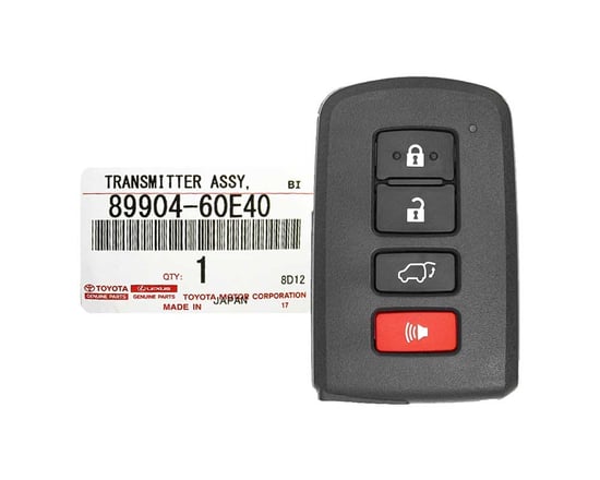 NEW-Toyota-Land-Cruiser-2016-2017-Genuine-OEM-Smart-Key-Remote-4-Buttons-433MHz-89904-60E40-8990460E40---FCCID:-BH1EK---Emirates-Keys