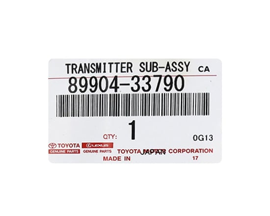 New-Toyota-Camry-2018-Genuine-OEM-Smart-Remote-Key-3-Buttons-433MHz-89904-33790-8990433790---FCCID:-BR2EX---Emirates-Keys