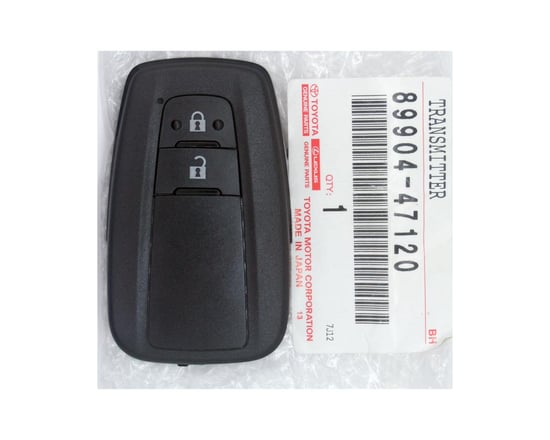 New-Toyota-Prius-2016-2019-Genuine-OEM-Smart-Key-Remote-2-Buttons-315MHz-Manufacturer-Part-Number:-89904-47120,-8990447120---Emirates-Keys