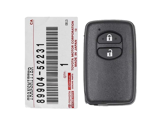 New-Toyota-Corolla-2018-Genuine-OEM-Smart-Remote-Key-2-Buttons-315MHz-Manufacturer-Part-Number:-89904-52231,-8990452231,-FCCID:-14ACX---Emirates-Keys