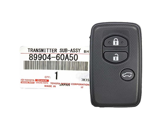 New-Toyota-Land-Cruiser-Prado-2010-2017-Genuine-OEM-Smart-Key-Remote-3-Buttons-Page1-98-433MHz-FSK-89904-60A50-8990460A50---FCCID:-B74EA---Emirates-Keys