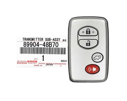 NEW-Toyota-Highlander-Kluger-2010-Genuine-OEM-Smart-Key-Remote-4-Buttons-315MHz-89904-48B70-8990448B70---FCCID:-B77EH---Emirates-Keys