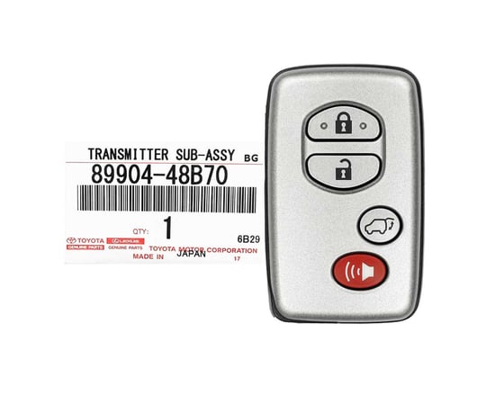 NEW-Toyota-Highlander-Kluger-2010-Genuine-OEM-Smart-Key-Remote-4-Buttons-315MHz-89904-48B70-8990448B70---FCCID:-B77EH---Emirates-Keys
