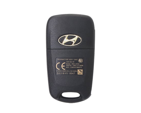 New-Hyundai-I30-2012-Genuine-OEM-Flip-Remote-Key-3-Buttons-4D-Transponder-95430-A5100-95430A5100---FCCID:-RKE-4F04---Emirates-Keys