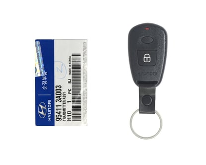 Brand-New-Hyundai-Santa-Fe-2003-Genuine-Medal-Remote-Key-2-Buttons-447MHz-95411-3A003-954113A003-Korean-Market---Emirates-Keys