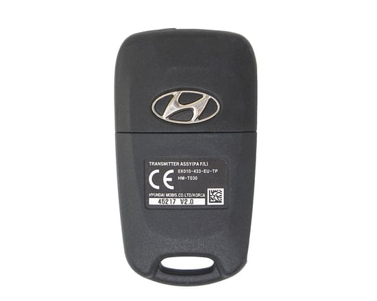 NEW-Hyundai-I10-2013-Genuine-OEM-Flip-Remote-Key-3-Buttons-433MHz-95430-0X010-954300X010,-FCCID:-HM-T030---Emirates-Keys