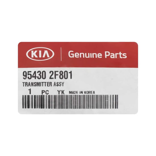 NEW-BRAND-KIA-Cerato-2008-Genuine-OEM-Medal-Remote-Key-3-Buttons-with-Panic-427MHz-95430-2F801--Emirates-Keys