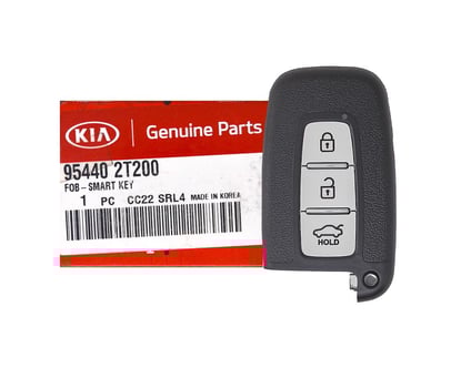 Brand-NEW-KIA-Optima-2011-2012-Genuine-OEM-Smart-Key-Remote-3-Buttons-433MHz-Manufacturer-Part-Number:-95440-2T200-954402T200---Emirates-Keys