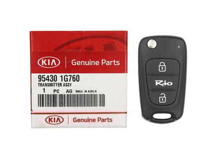 NEW-KIA-Rio-2007-2011-Genuine-OEM-Flip-Remote-2-Buttons-433MHz-95430-1G760-954301G760---FCCID:-HA-T005---Emirates-Keys