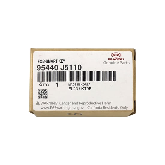 New-Genuine-OEM-KIA-Stinger-2019-Smart-Key-3-Buttons-433MHz-Manufacturer-Part-Number:-95440-J5110-Box---Emirates-Keys