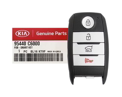 NEW-KIA-Sorento-2016-2018-Genuine-OEM-Smart-Key-Remote-4-Buttons-433MHz-HITAG-3-Transponder-95440-C6000,-FCCID:-TQ8-FOB-4F06---Emirates-Keys