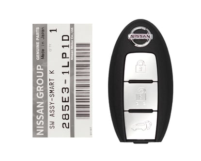 Nissan-Patrol-2010-2013-Genuine-Smart-Key-Remote-3-Buttons-433MHz-285E3-1LP1D-285E31LP1D---PCF7952-HITAG-2---ID46-Transponder---FCCID:-TWB1G696