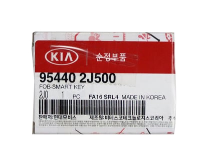 NEW-KIA-Mohave-2020-Genuine-OEM-Smart-Remote-Key-4-Buttons-433MHz-Manufacturer-Part-Number:-95440-2J500-OEM-Box---Emirates-Keys