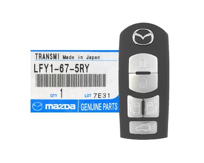 NEW-Mazda-2009-Genuine-OEM-Smart-Remote-Key-5-Buttons-433MHz-LFYI-67-5RY-LFY1675RY---FCCID:-SKE11B-04---Emirates-Keys